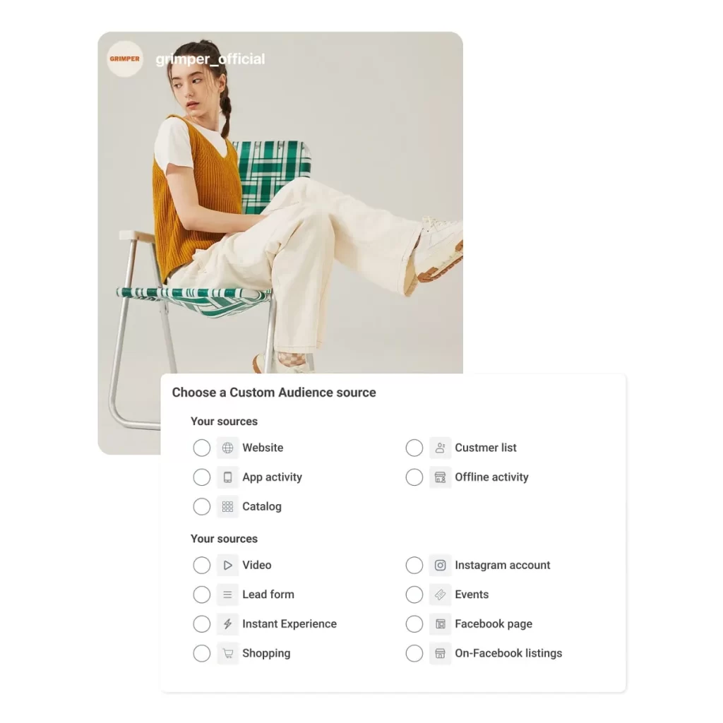audiente custom facebook ads